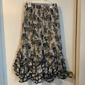 Ruffled Skirt
